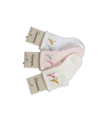 Katamino Tony Aks Kız Bebek Soket Çorap K20401 Asorti