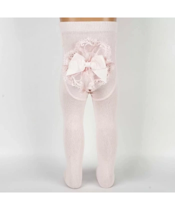 Kurdele Popo Aks. Kız Bebek Külotlu Çorap  Asorti