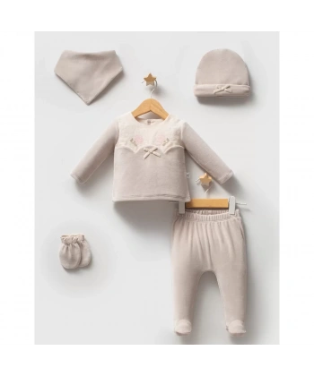 Tongs Baby Etamine 5li Hastane Çıkışı 5684 Gri