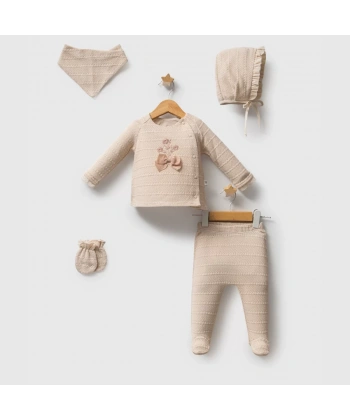 Tongs Baby Magic Forest 5li Hastane Çıkışı 5645 Krem