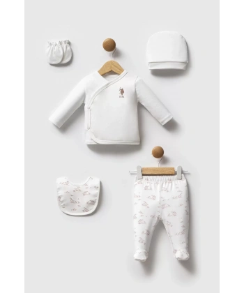 U.s. Polo Assn Hastane Çıkışı 5’li Set Usb2705 Beyaz