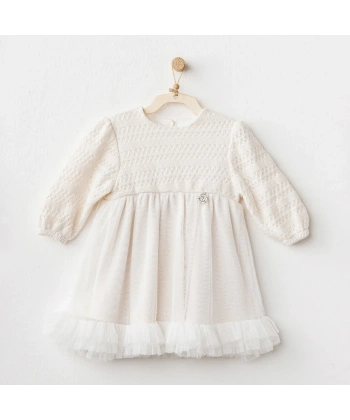 Wawa Exclusive Elbise Ekru