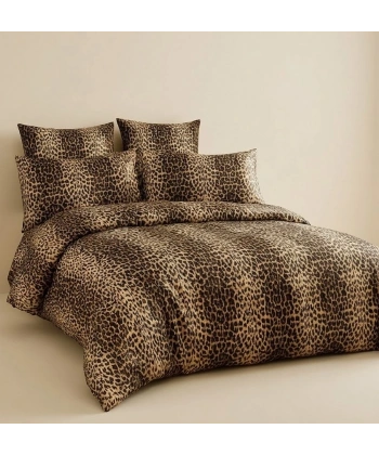 Wild Leopard Çift Kişilik Nefes Alan Pamuklu Nevresim Takımı-Biçomi
