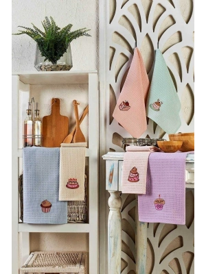 6 Parça Mutfak Kurulama Bezi 30 X 50 Cm Cake