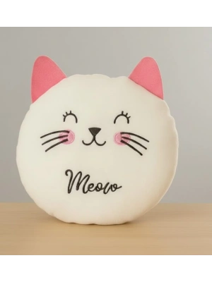 Sevimli Kedi Orta Boy Bebek Çocuk Yastık