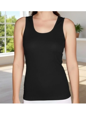 Bicomi Pamuklu Ribana Geniş Askılı Atlet