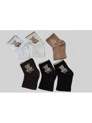 Ayıcıklı Bayan Patik Çorap