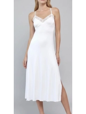 Bicomi Dantelli ve Dekolteli Yırtmaçlı Gecelik