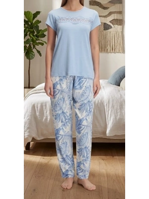 Rahat Kalıp, Esnek Doku: Bicomi Bisiklet Yaka Yazlık Pijama