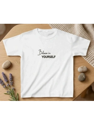 Bicomi Kaşındırmayan Etiketsiz Tasarım – %100 Pamuklu Baskılı Çocuk T-Shirt