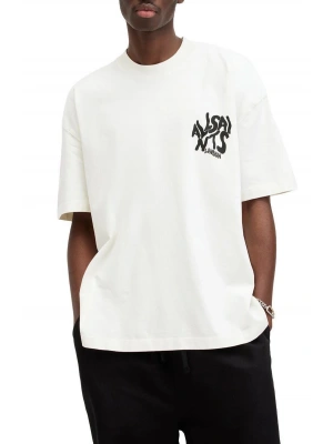 Baskılı Oversize T-shirt - Beyaz -