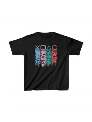 Baskılı T-Shirt - Siyah -