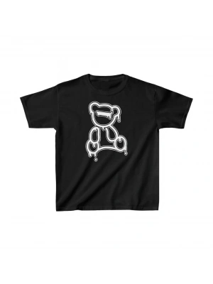 Baskılı T-Shirt - Siyah -