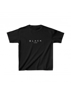 Baskılı T-Shirt - Siyah -