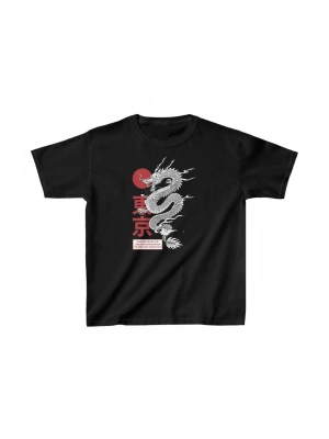 Baskılı T-Shirt - Siyah -