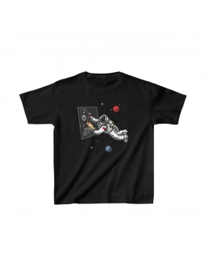 Baskılı T-Shirt - Siyah -