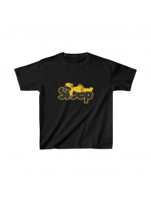 Baskılı T-Shirt - Siyah -