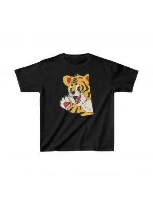 Baskılı T-Shirt - Siyah -