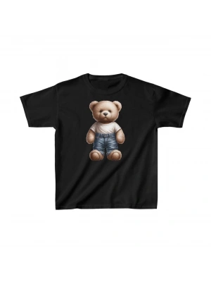 Baskılı T-Shirt - Siyah -