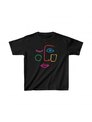 Baskılı T-Shirt - Siyah -