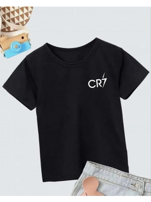 Baskılı T-Shirt - Siyah -