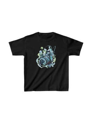 Baskılı T-Shirt - Siyah -