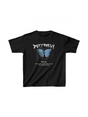 Baskılı T-Shirt - Siyah -