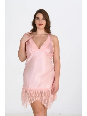 Bicomi Büyük Beden Somon Gecelik 2112