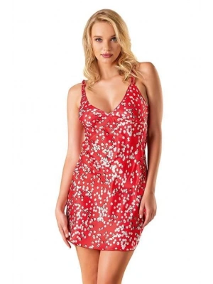 Bicomi Desenli Saten Gecelik 8145