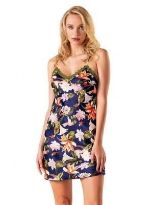 Bicomi Desenli Saten Gecelik 8147