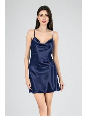 Bicomi Kısa Gecelik Degaje Lacivert 7740