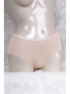 Bicomi Pamuklu Orta Bel Geniş Bel Lastikli Slip