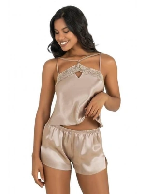 Bicomi Taş Saten Şort Takımı