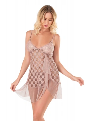 Bicomi Vizon Kısa Tül Gecelik