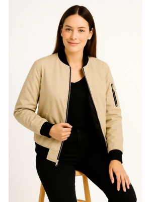 Bomber Mont Ceket - bej -