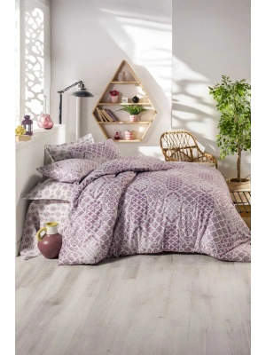 Çift Kişilik Ranforce Nevresim Takımı %100 Pamuklu Zarafet