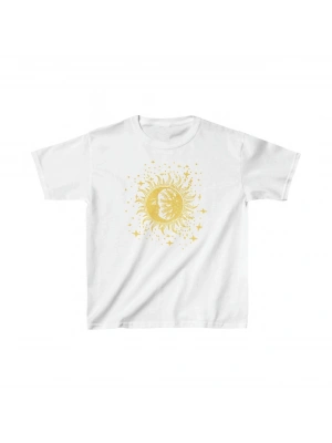 Çocuk   Baskılı T-Shirt - Beyaz