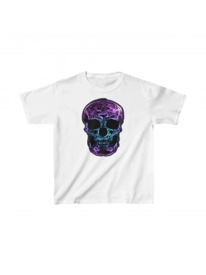 Çocuk Baskılı T-Shirt - Beyaz