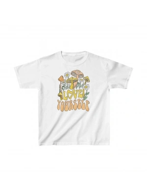 Çocuk   Baskılı T-Shirt - Beyaz