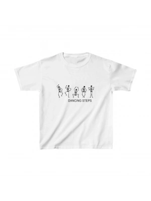 Çocuk Baskılı T-Shirt - Beyaz