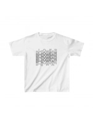 Çocuk Baskılı T-Shirt - Beyaz