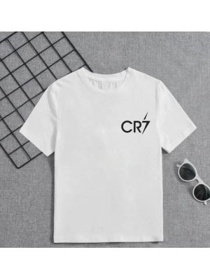 Çocuk Baskılı T-Shirt - Beyaz