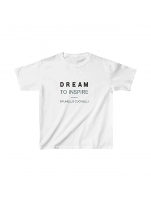 Çocuk Baskılı T-Shirt - Beyaz