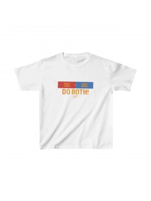 Çocuk Baskılı T-Shirt - Beyaz