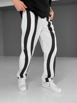 Paraşüt Kumaş Eşofman - Beyaz -