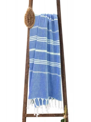 Summer Wind Soft %100 Pamuk Peştemal 100x180 cm Mavi