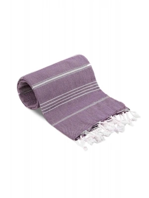 Summer Wind Soft %100 Pamuk Peştemal 100x180 cm Mor