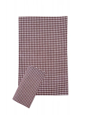 Zefir Desen Sofra Bezi Masa Örtüsü 170 x 170 Cm Bordo