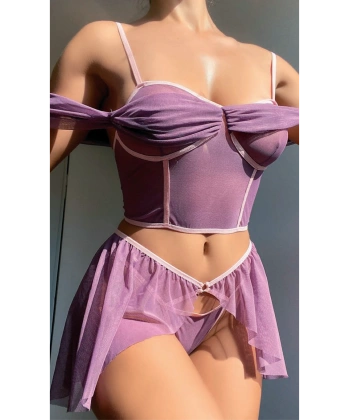 Bicomi Mor Fantezi Kleopatra Kostümü