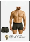 Bicomi Pamuklu Düz Antrasit Renk Erkek Boxer
